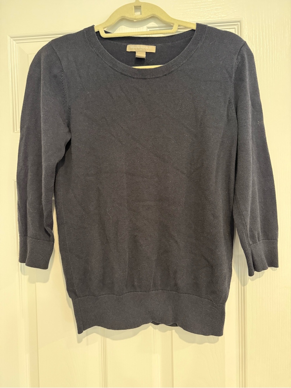 Banana Republic Women's Navy Crewneck Sweater